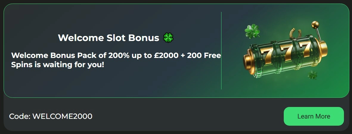 Welcome Slot Bonus